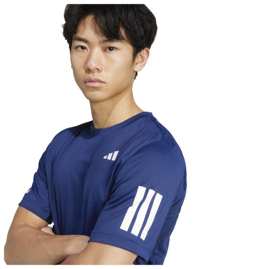Adidas Ανδρική κοντομάνικη μπλούζα Club Tennis 3-S Tee Adidas Ανδρική κοντομάνικη μπλούζα Club Tennis 3-S Tee